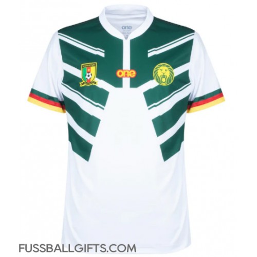 Kamerun Fußballbekleidung Auswärtstrikot WM 2022 Kurzarm